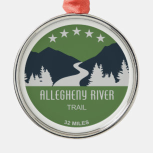 Adorno Metálico Ruta del río Allegheny