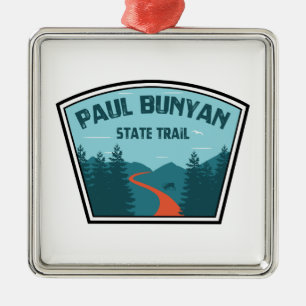Adorno Metálico Ruta Estatal Paul Bunyan