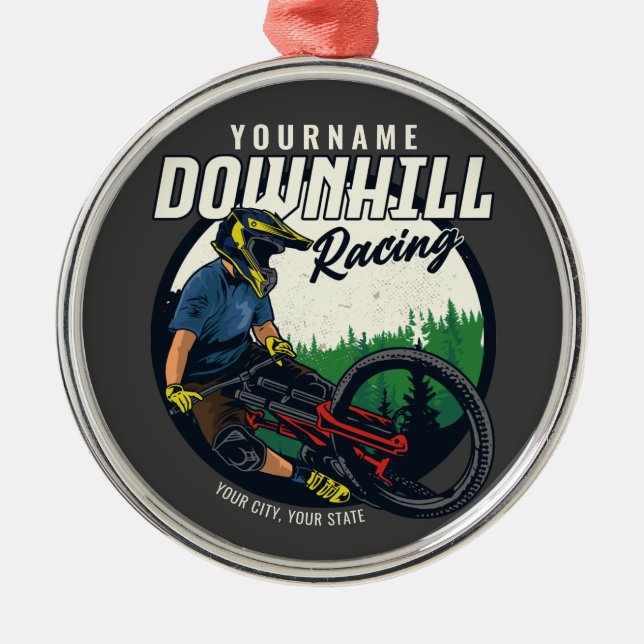 Adorno Metálico Ruta personalizada para ciclismo de montaña de Car (Frente)