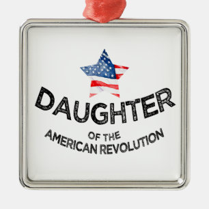 Adorno Metálico Rwb estrella de Daughter of the American Revolutio
