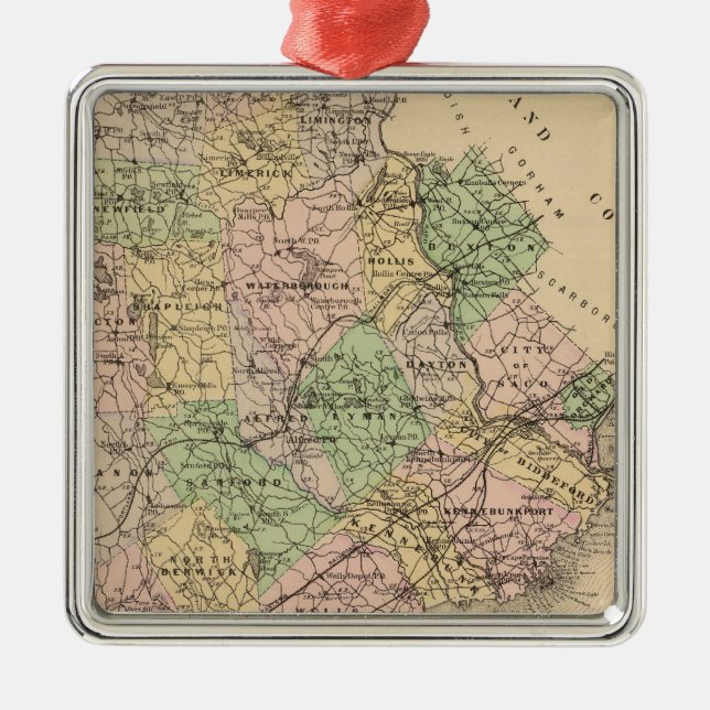 Adorno Metálico Saco, Biddeford (Frente)