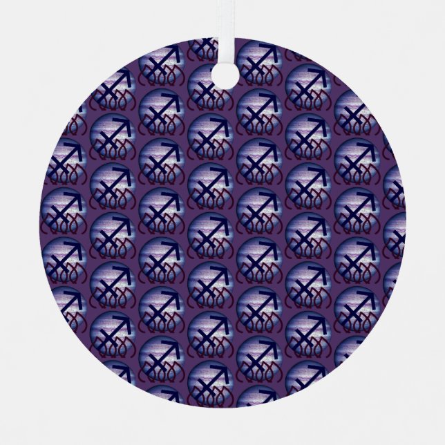 Adorno Metálico Sagittarius (Anverso)