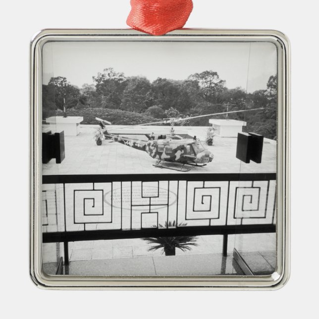 Adorno Metálico Saigón HCMC Vietnam, Huey Helicopter (Frente)