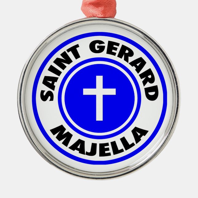 Adorno Metálico Saint Gerard Majella (Frente)
