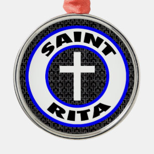 Adorno Metálico Saint Rita
