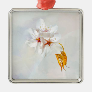 Adorno Metálico Sakura - Flor japonesa de cerezo