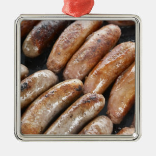 Adorno Metálico Salchichas a la parrilla