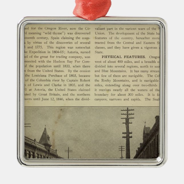 Adorno Metálico Salem, o calle (Frente)