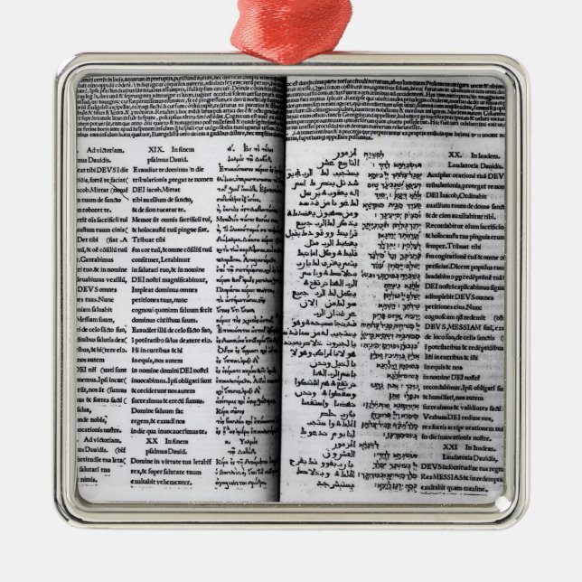 Adorno Metálico Salmo de David: Psalterim Octaplums, 1516 (Frente)