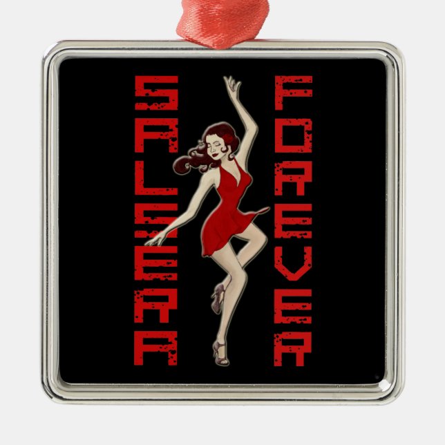 ADORNO METÁLICO SALSERA PARA SIEMPRE (Frente)