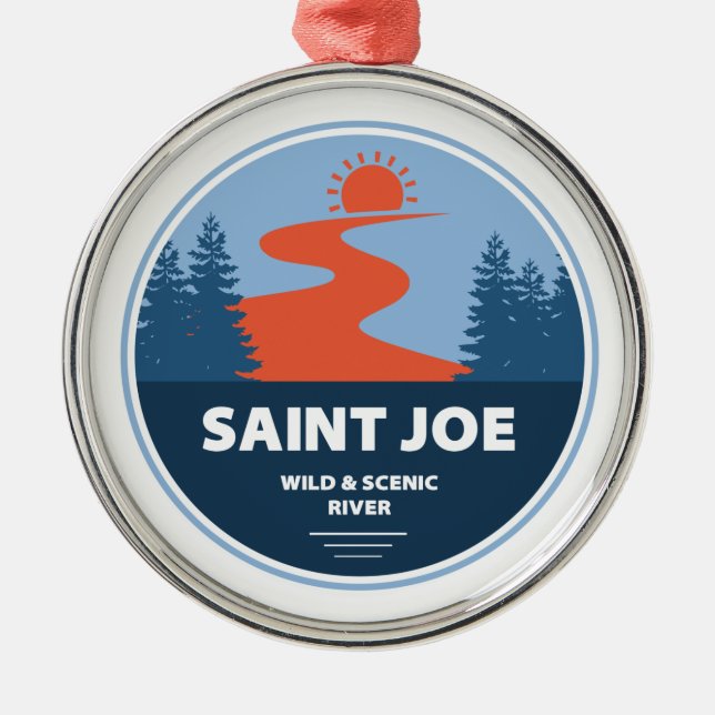 Adorno Metálico Salvaje De San Joe Y Río Escénico Idaho (Frente)
