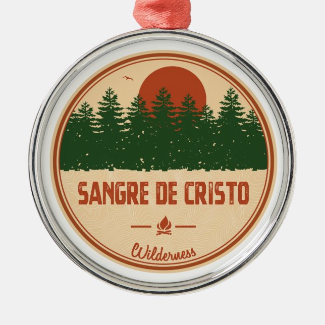 Adorno Metálico Salvaje de Sangre De Cristo (Frente)
