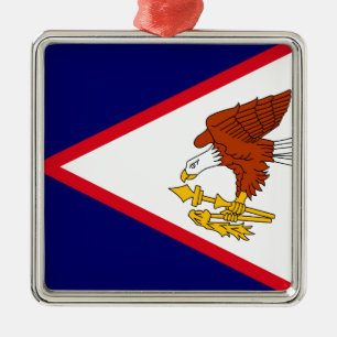 Adorno Metálico Samoa Americana