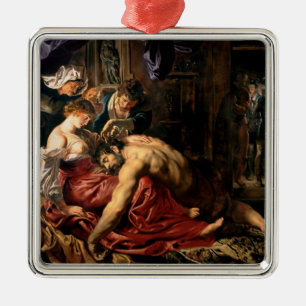 Adorno Metálico Samson y Delilah, c.1609