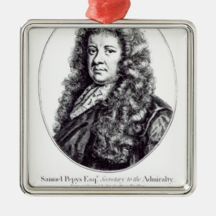 Adorno Metálico Samuel Pepys