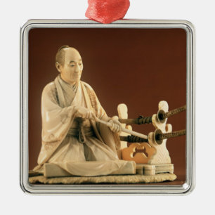 Adorno Metálico Samurai, Okinomo, período de Edo