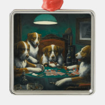 San Bernardo Perro Jugando Poker (Arte Animal Kits