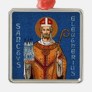 Adorno Metálico San Eleuterio de Tournai (Detalle; DG 01)