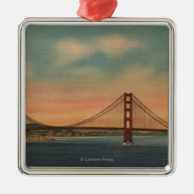 Adorno Metálico San Francisco, CA 2 (Frente)