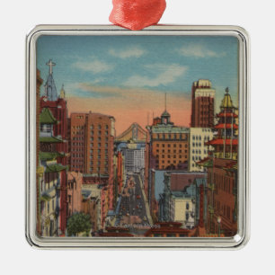 Adorno Metálico San Francisco, CA - teleféricos que suben