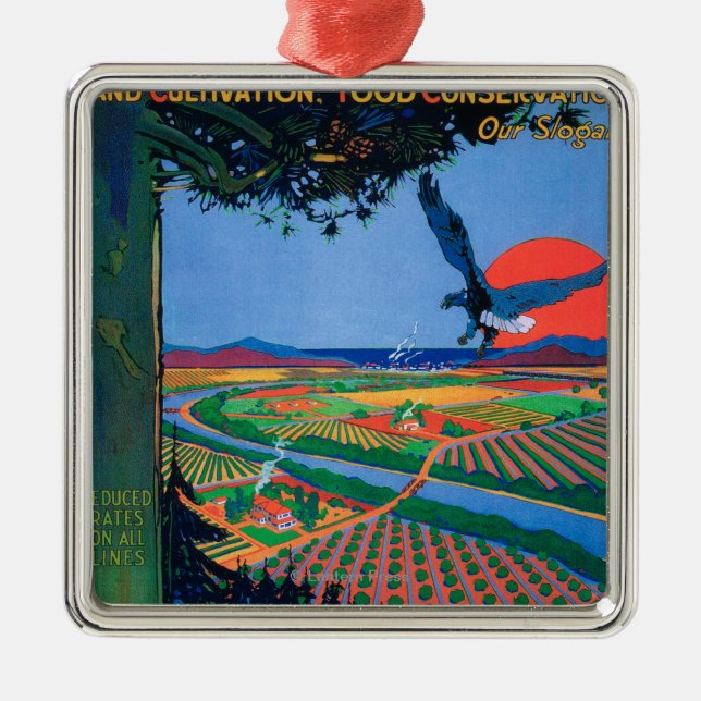 Adorno Metálico San Francisco, demostración de CaliforniaLand (Frente)