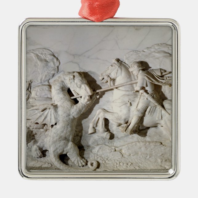 Adorno Metálico San Jorge y el dragón, 1508 (Frente)