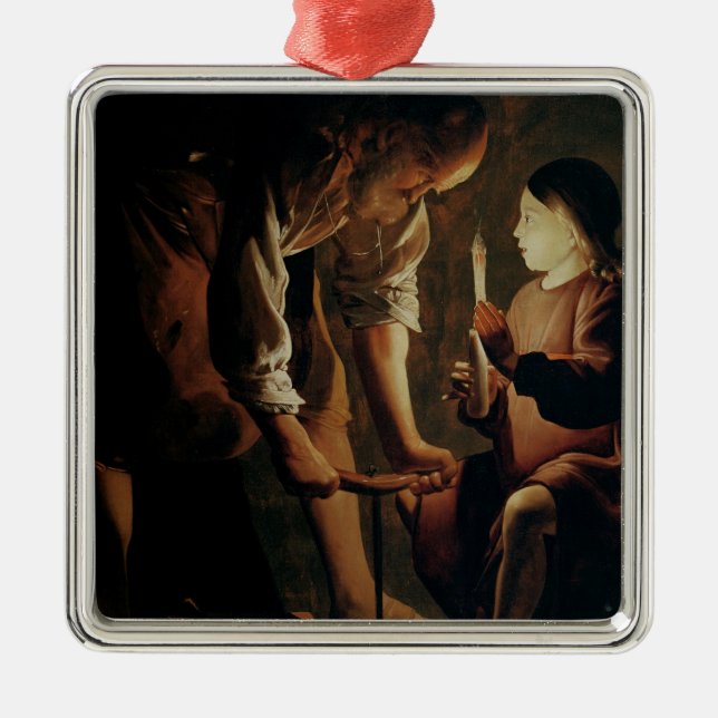 Adorno Metálico San José, el carpintero (Frente)