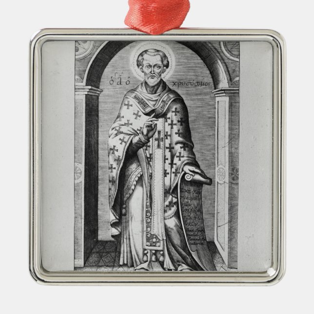 Adorno Metálico San Juan Chrysostome, siglo XVII (Frente)