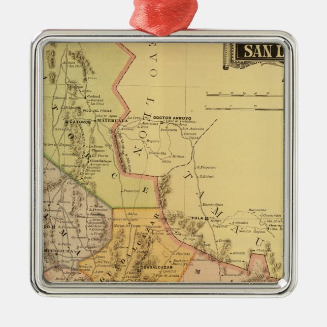 Adorno Metálico San Luis Potosí (Frente)