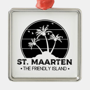 Adorno Metálico San Martín La agradable isla de San Martín