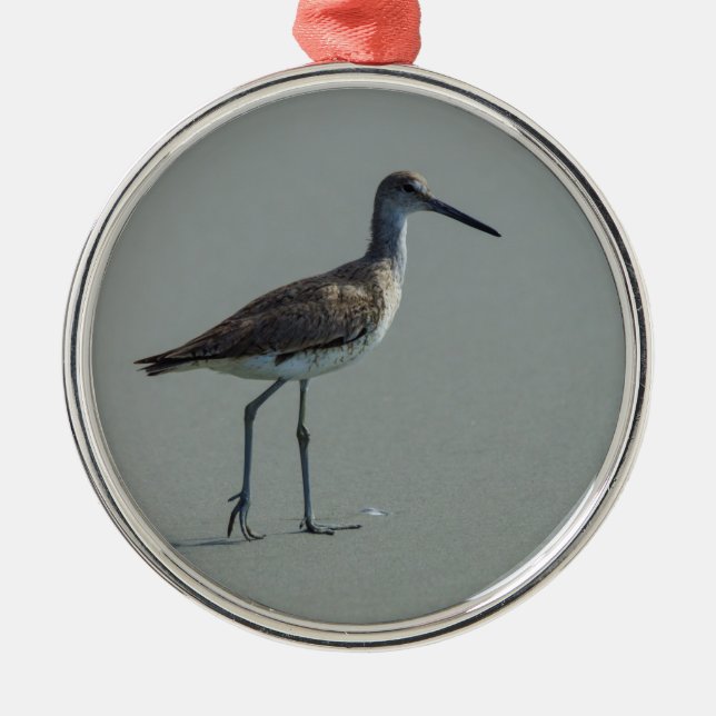 Adorno Metálico Sandpiper Pose (Frente)