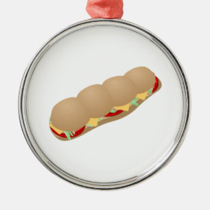 Adorno Metálico Sandwich submarino