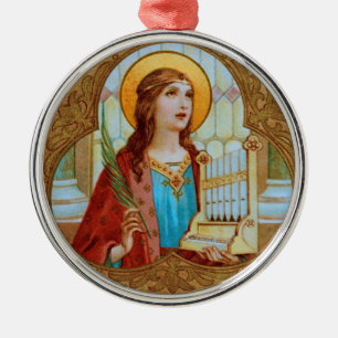 Adorno Metálico Santa Cecilia de Roma (BK 003)