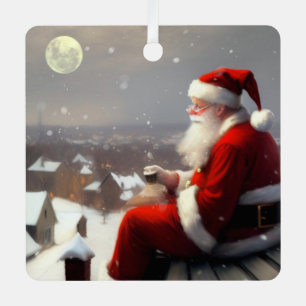 Adorno Metálico Santa Claus