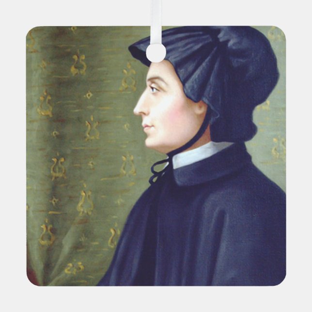 Adorno Metálico Santa Isabel Ana Seton (Anverso)