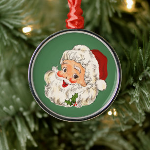 Adorno Metálico Santa No. 1