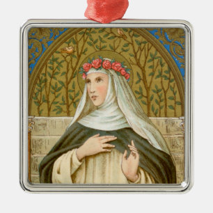 Adorno Metálico Santa Rosa de Lima (BK 020)