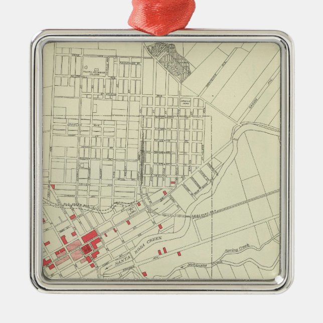 Adorno Metálico Santa Rosa, porciones destruidas por terremoto (Frente)