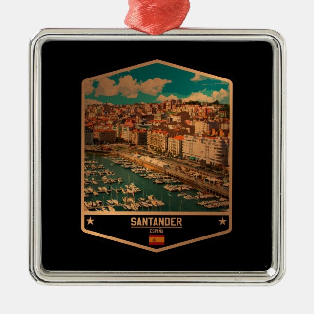 Adorno Metálico Santander (Frente)