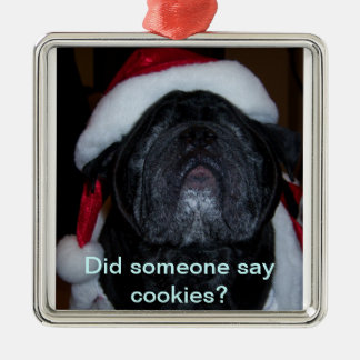 Adorno Metálico SantaPug