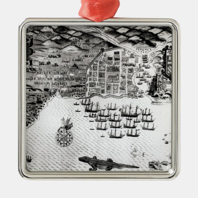 Adorno Metálico Santiago, Cabo Verde, 1589 (Frente)