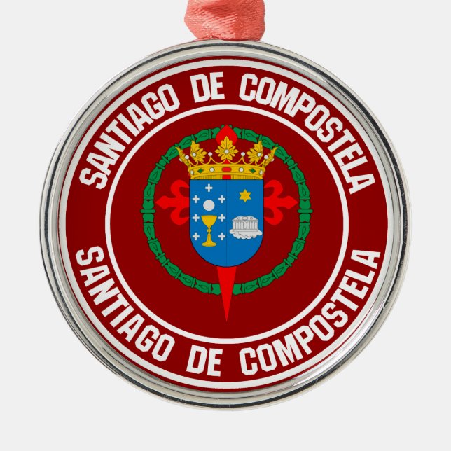 Adorno Metálico Santiago de Compostela Ronda Emblem (Frente)
