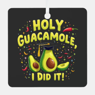Adorno Metálico Santo Guacamole Lo Hice Graduado Cinco De Mayo