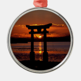 Adorno Metálico Santuario Japonés Nagao