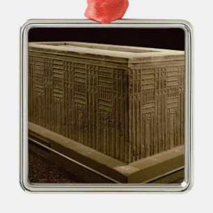 Adorno Metálico Sarcófago de la cucaracha de Abu (piedra caliza)