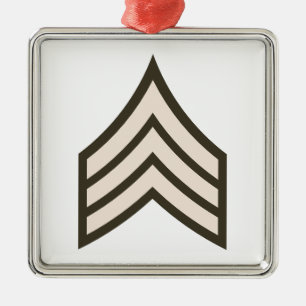 Adorno Metálico Sargento del ejército