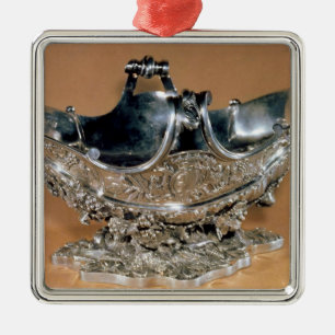 Adorno Metálico Sauceboat, Palissy Ware, c.1530
