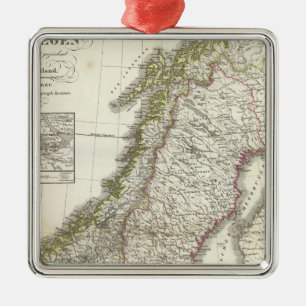 Adorno Metálico Schweden, Noruega - Suecia