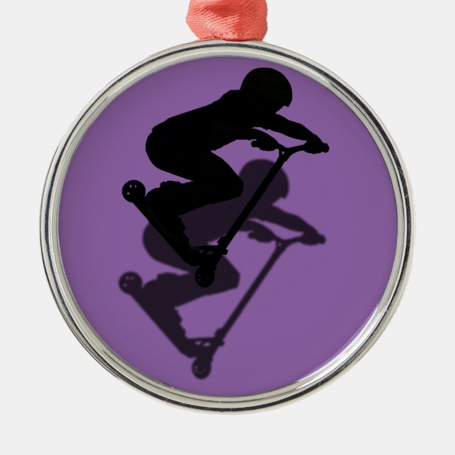 Adorno Metálico Scooter Boy - Stunt Scooter 5 (Frente)