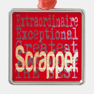 Adorno Metálico Scrapper Extraordinaire